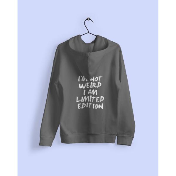 I'm Not Weird Hoodie Grey
