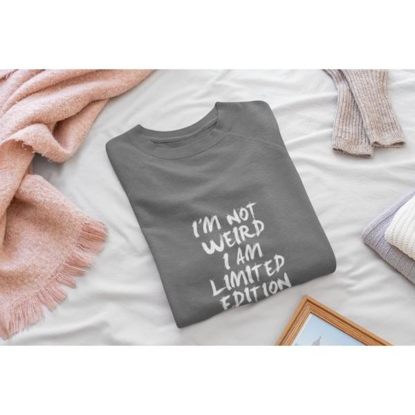 I'm Not Weird Sweatshirt Grey