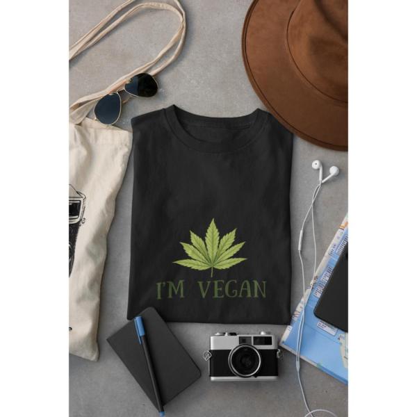 I'm Vegan T-Shirt Black
