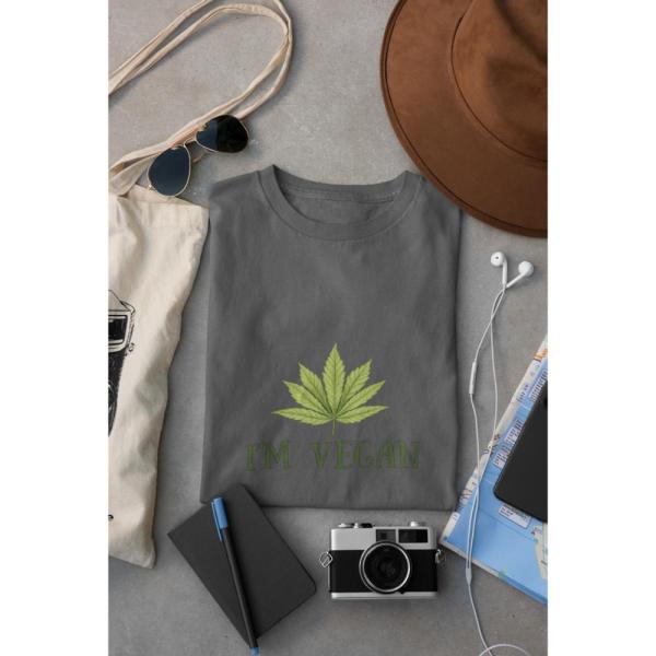 I'm Vegan T-Shirt Grey