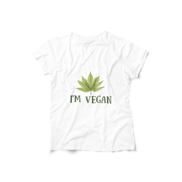 I'm Vegan T-Shirt White I'm Vegan T-Shirt White