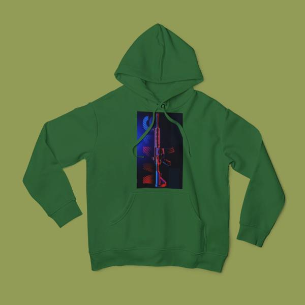 M416 Hoodie Bottle Green
