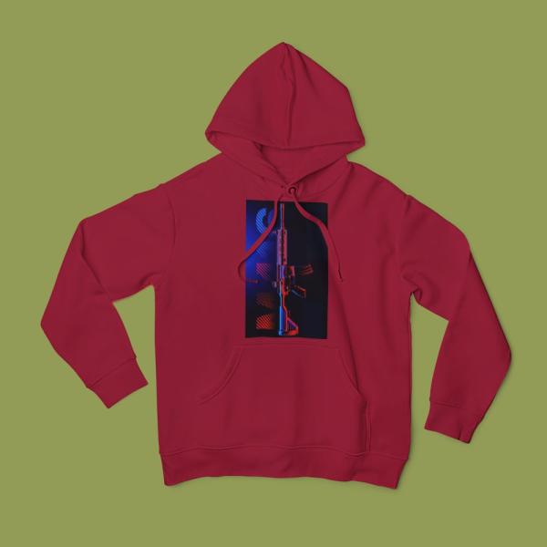 M416 Hoodie Maroon