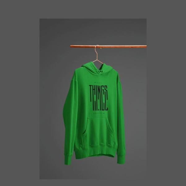 Make Things Happen Hoodie Bottle Green