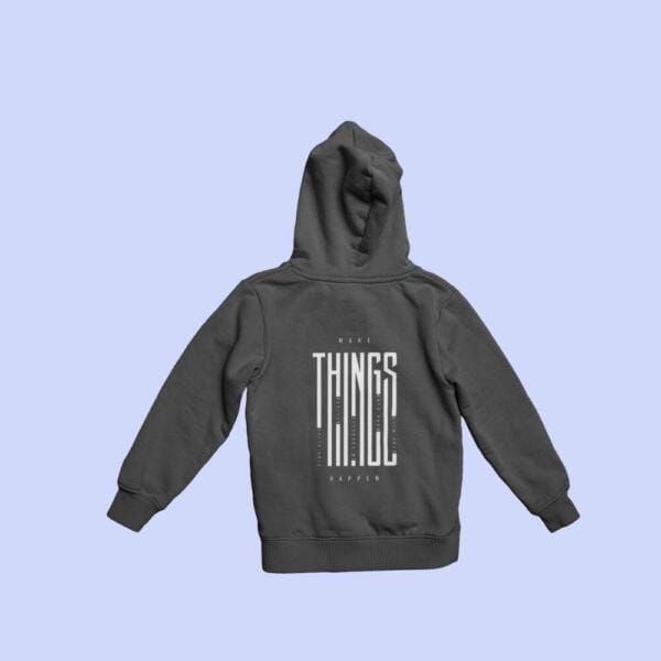 Make Things Happen Hoodie Grey