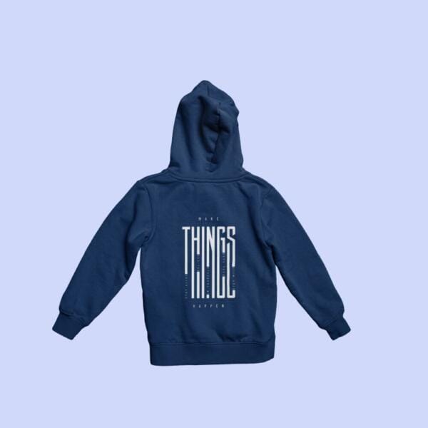Make Things Happen Hoodie Navy Blue