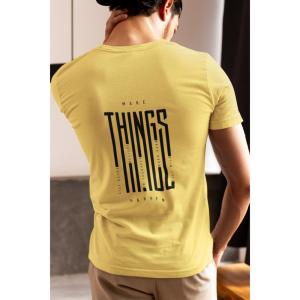 Make Things Happen T-shirt Beige