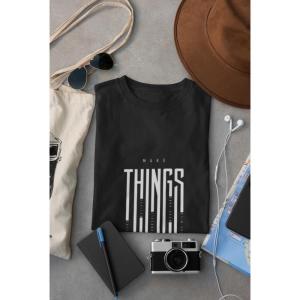 Make Things Happen T-shirt Black