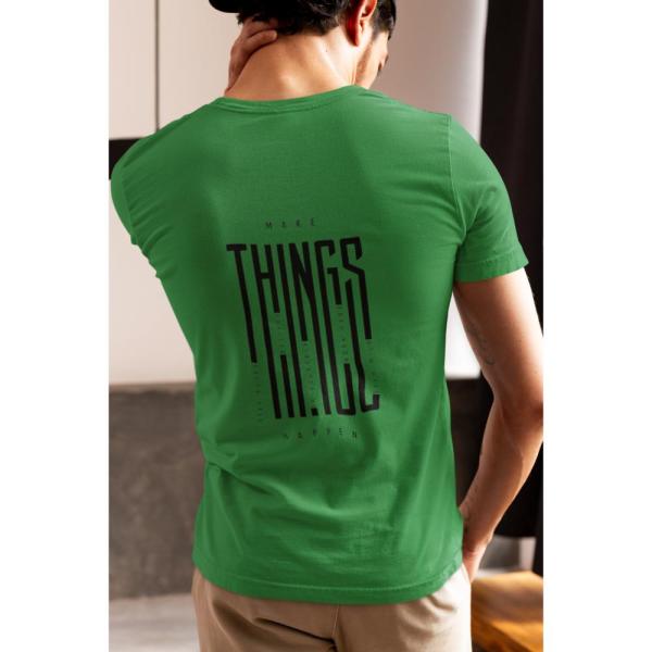Make Things Happen T-shirt Green