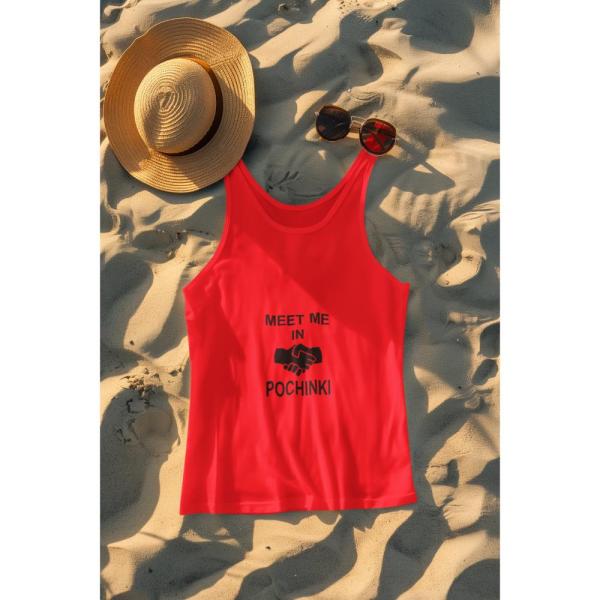 Meet Me In Pohinki Tank Top Red