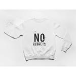 No Regrets Sweatshirt White
