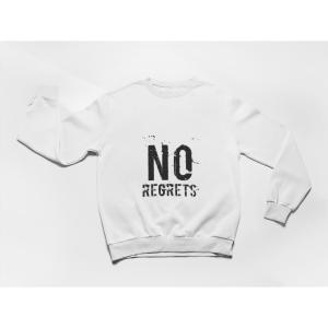 No Regrets Sweatshirt White