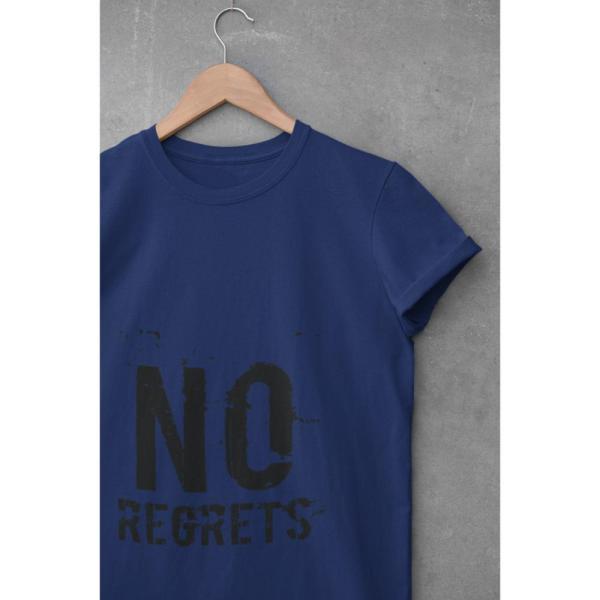 No Regrets T-Shirt Navy Blue
