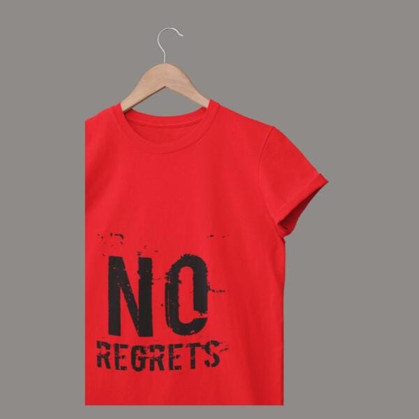No Regrets T-Shirt Red