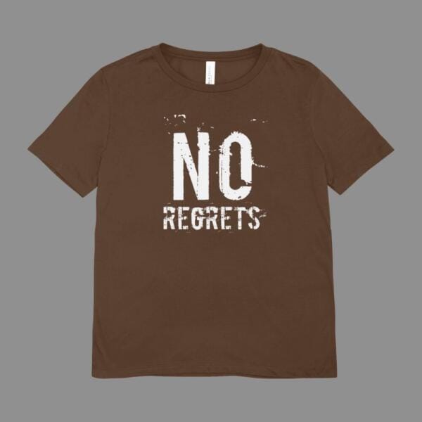 No RegretsT-Shirt Brown