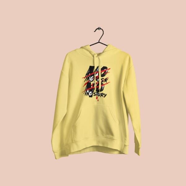 No Risk No Story Hoodie Beige
