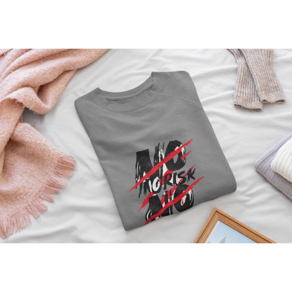 No Risk No Story Sweat Shirt Grey
