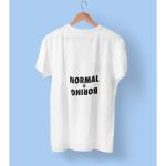 Normal Is Boring T-shirt White