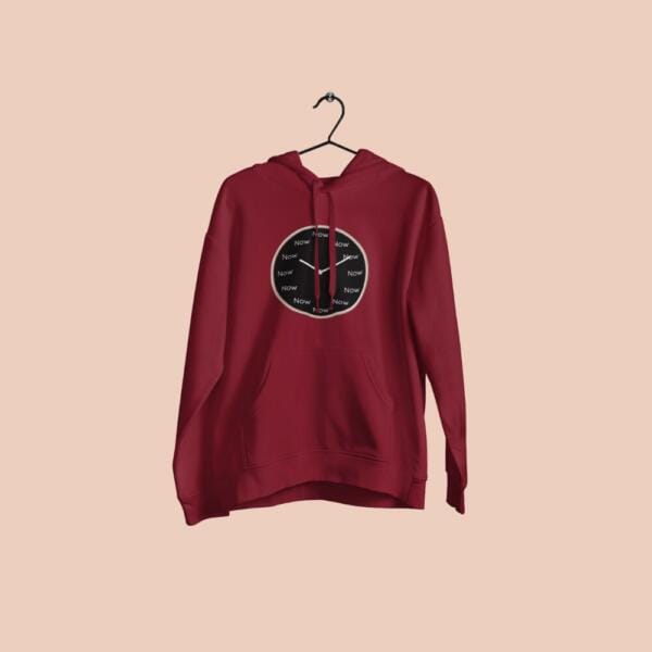 Now Hoodie Maroon