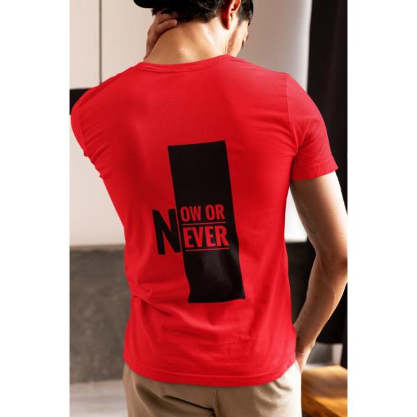 Now Or Never T-shirt Red