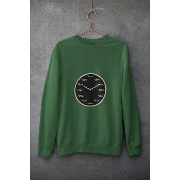 Now Sweatshirt Bottle Green