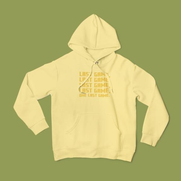 One Last Game Hoodie Beige
