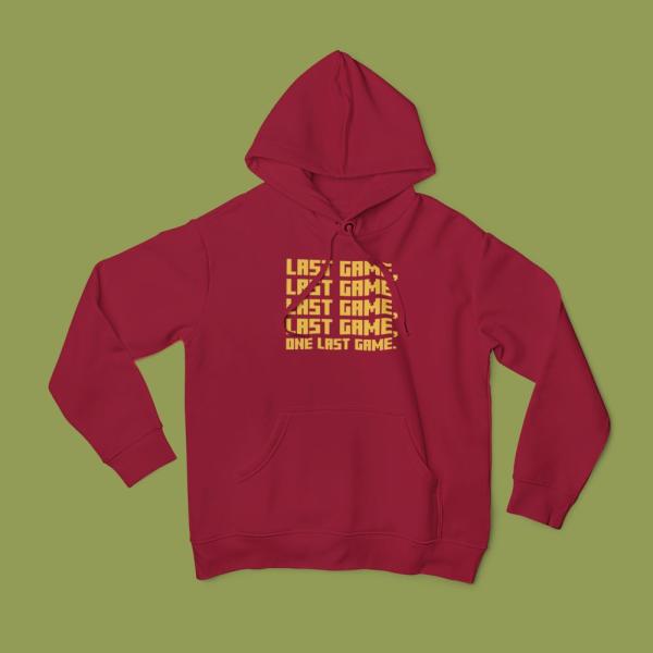 One Last Game Hoodie Maroon
