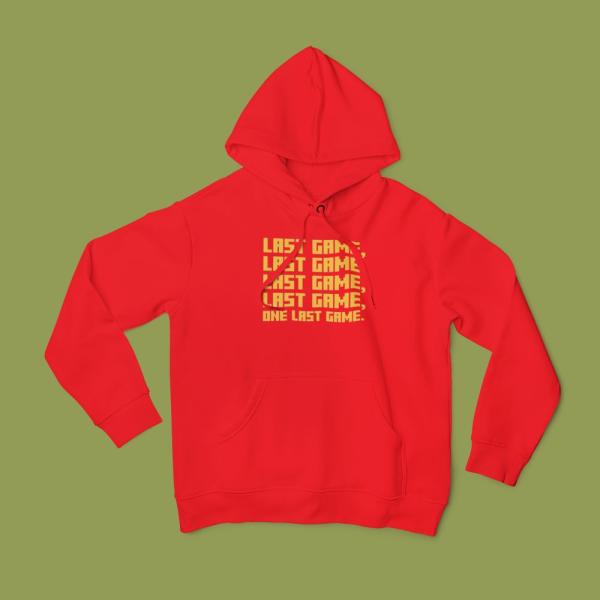 One Last Game Hoodie Red