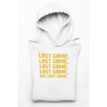 One Last Game Hoodie White