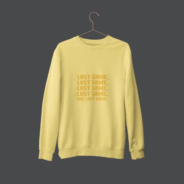 One Last Game Sweatshirt Beige