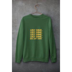 One Last Game Sweatshirt Bottle Green