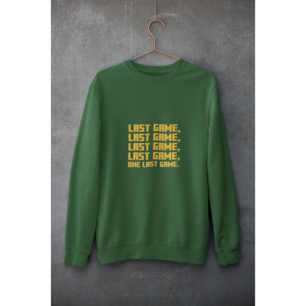 One Last Game Sweatshirt Bottle Green