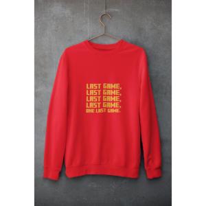 One Last Game Sweatshirt Red