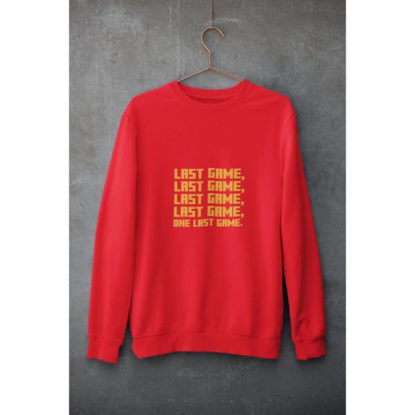 One Last Game Sweatshirt Red