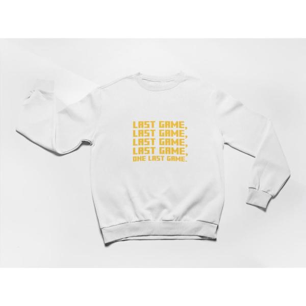 One Last Game Sweatshirt White