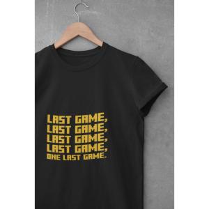 One Last Game T-shirt Black
