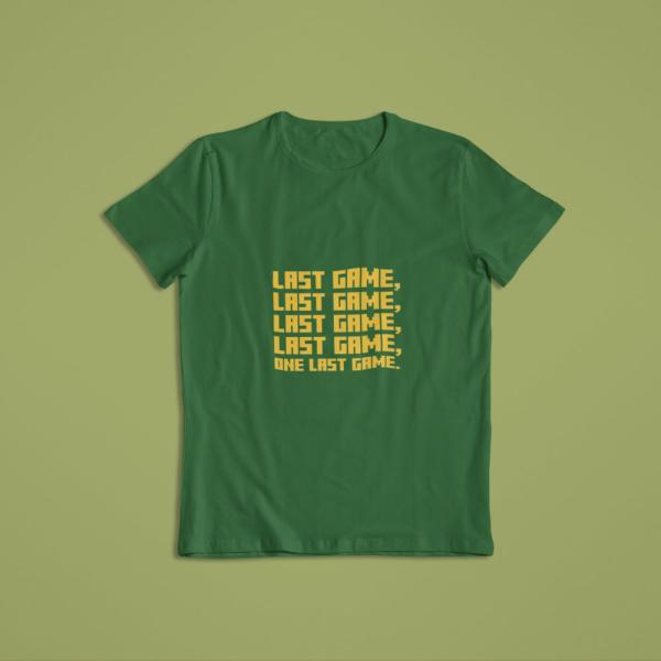 One Last Game T-shirt Bottle Green