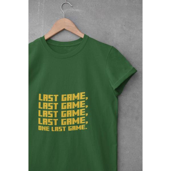 One Last Game T-shirt Bottle Green