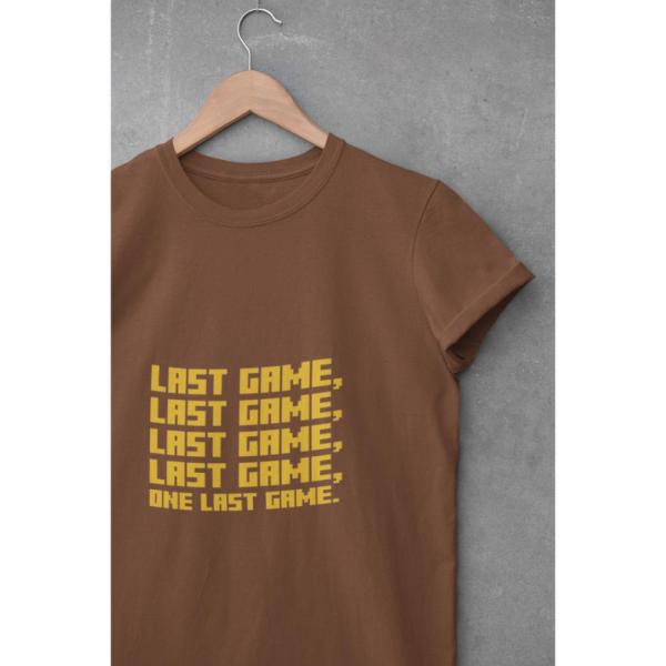 One Last Game T-shirt Brown
