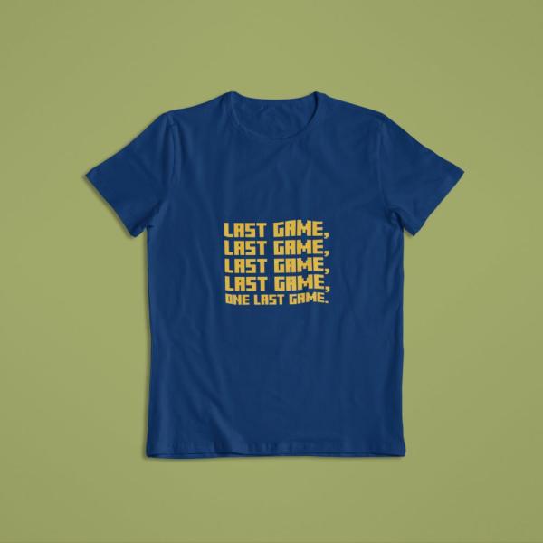 One Last Game T-shirt Navy Blue