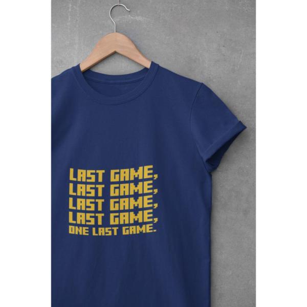 One Last Game T-shirt Navy Blue