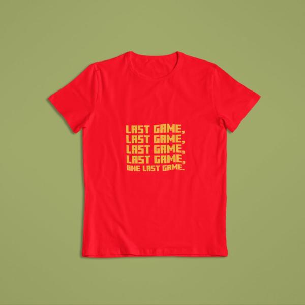 One Last Game T-shirt Red