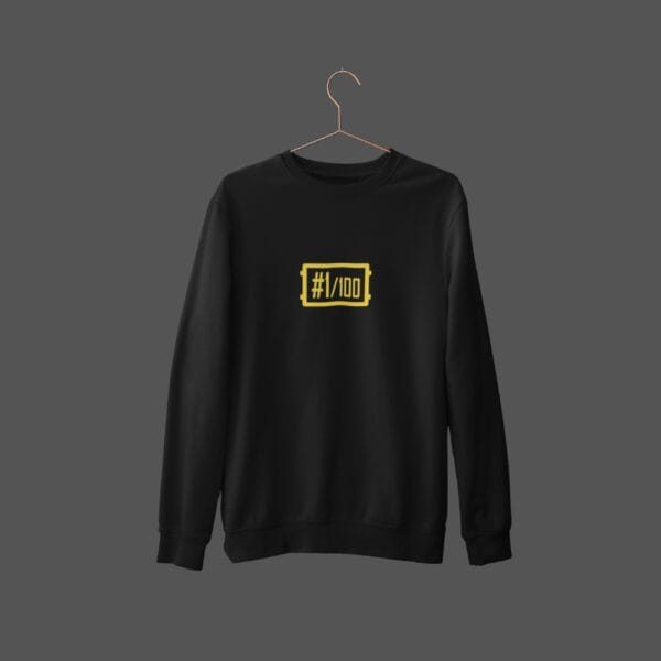 One Out Of 100 Sweatshirt Black