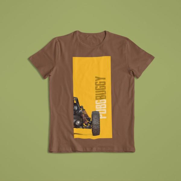 Pubg Buggy T-shirt Brown