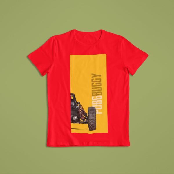 Pubg Buggy T-shirt Red