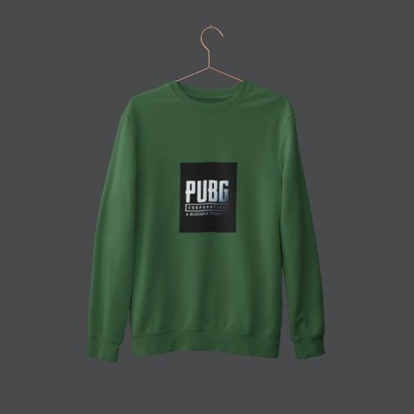 Pubg Sweatshirt Bottle Green