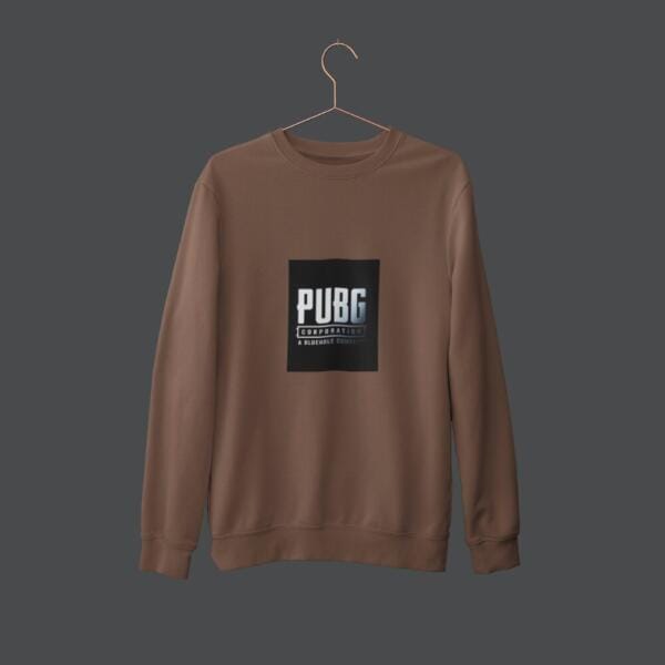 Pubg Sweatshirt Brown