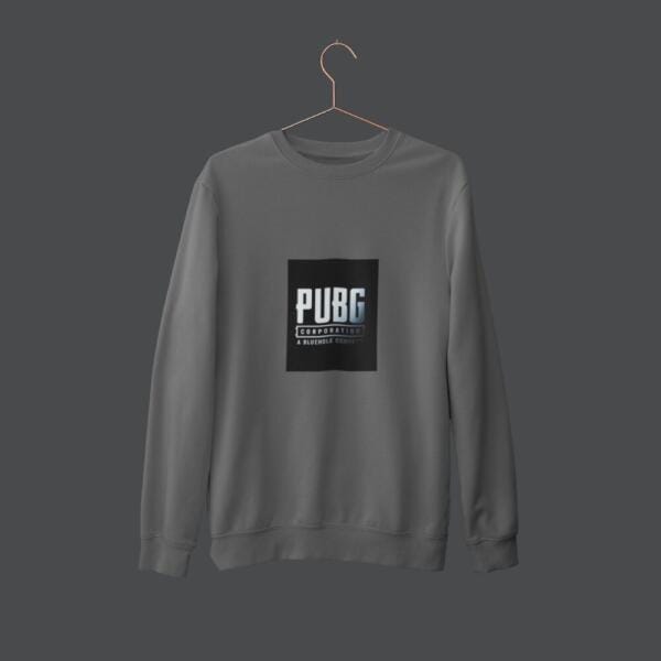 Pubg Sweatshirt Grey