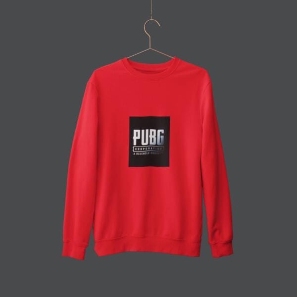 Pubg Sweatshirt Red