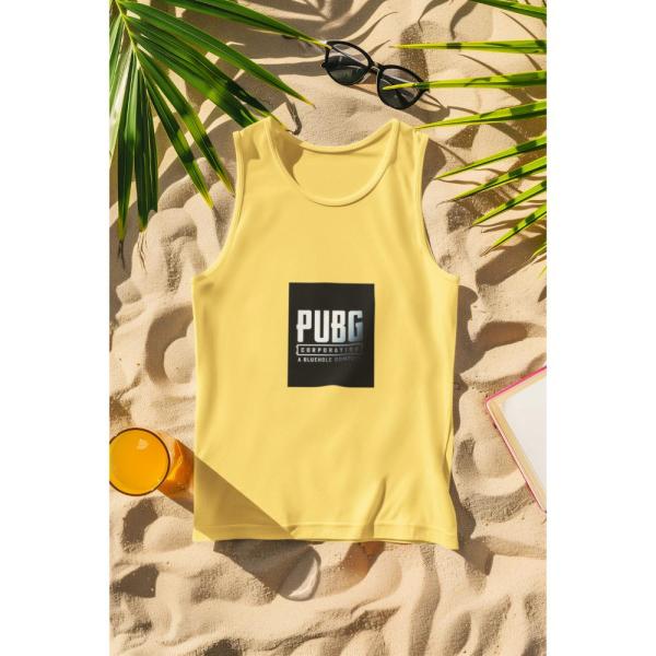 Pubg Tank Top Beige